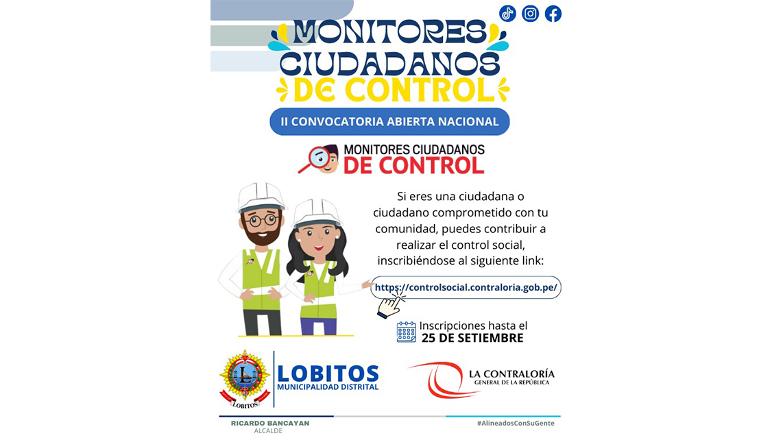 MONITORES CIUDADANOS DE CONTROL