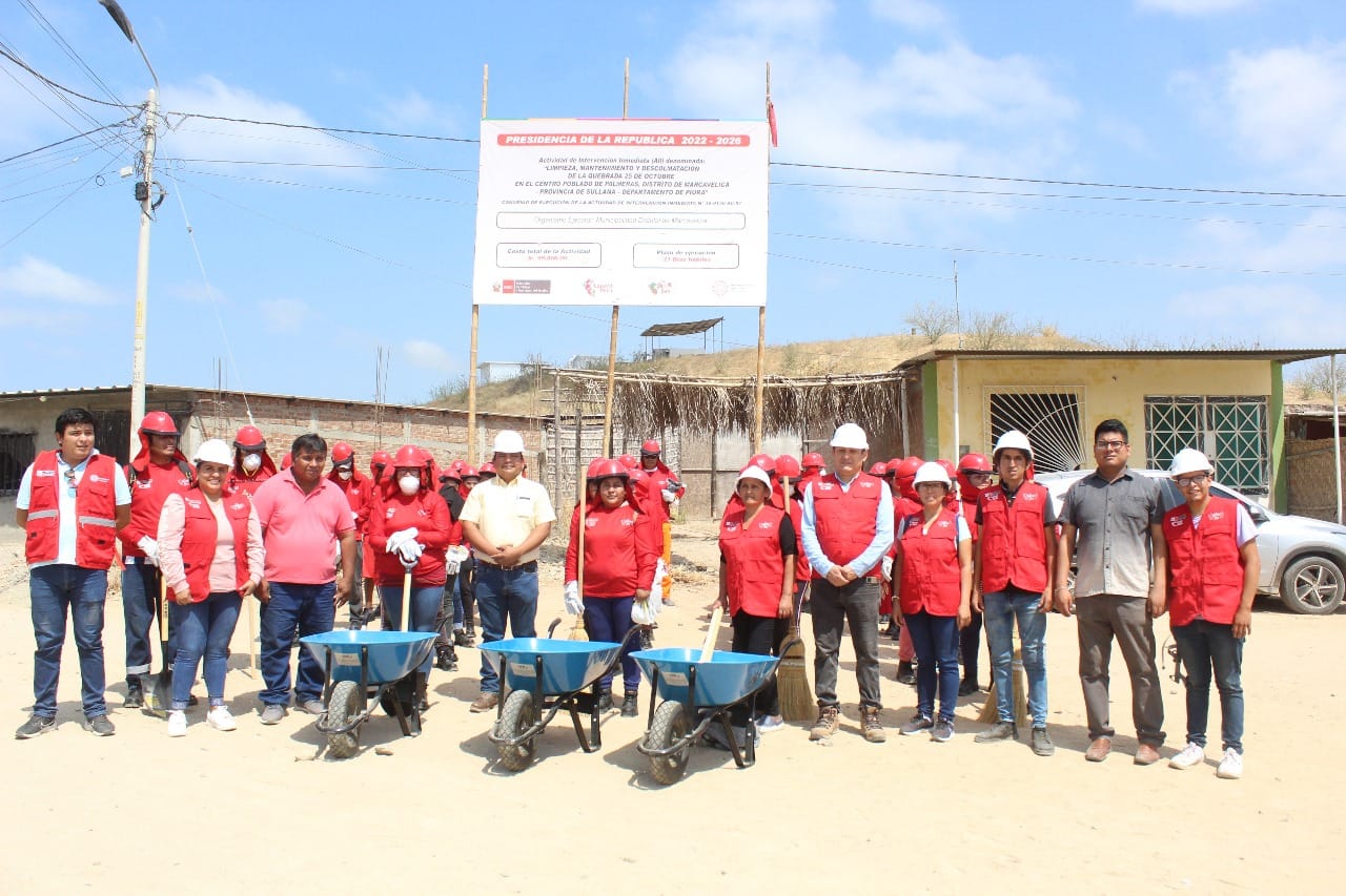Se Iniciaron Trabajos De Lurawi Perú En Marcavelica.