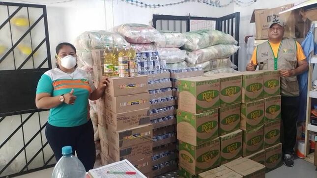  Distribución de insumos a 225 comités de Vasos de Leche 