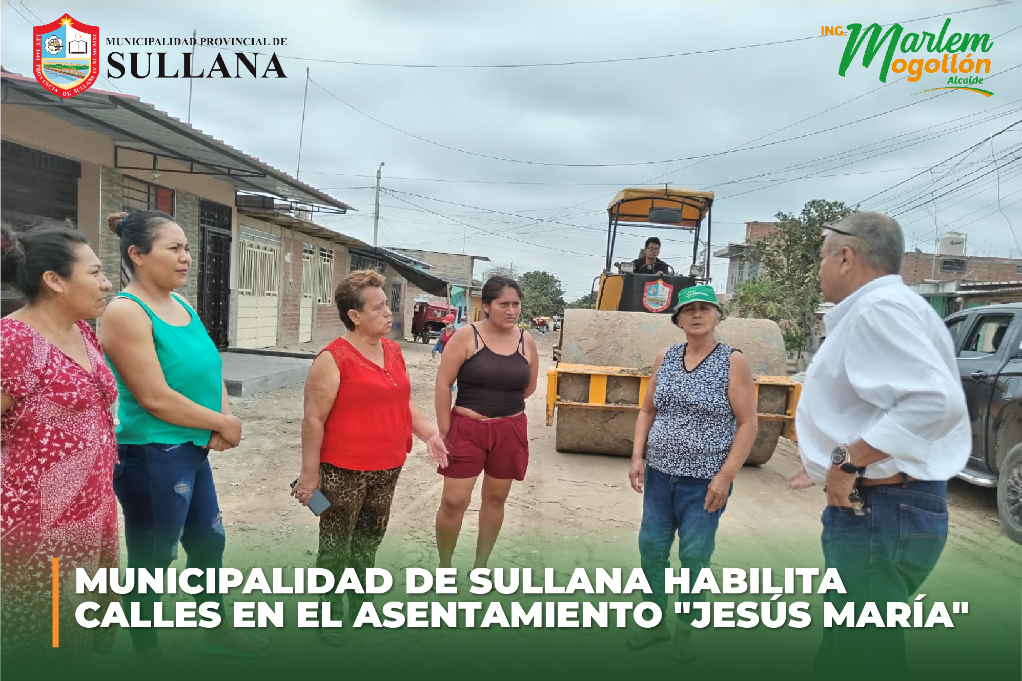 MUNICIPALIDAD DE SULLANA HABILITA CALLES EN EL ASENTAMIENTO _JESÚS MARÍA_