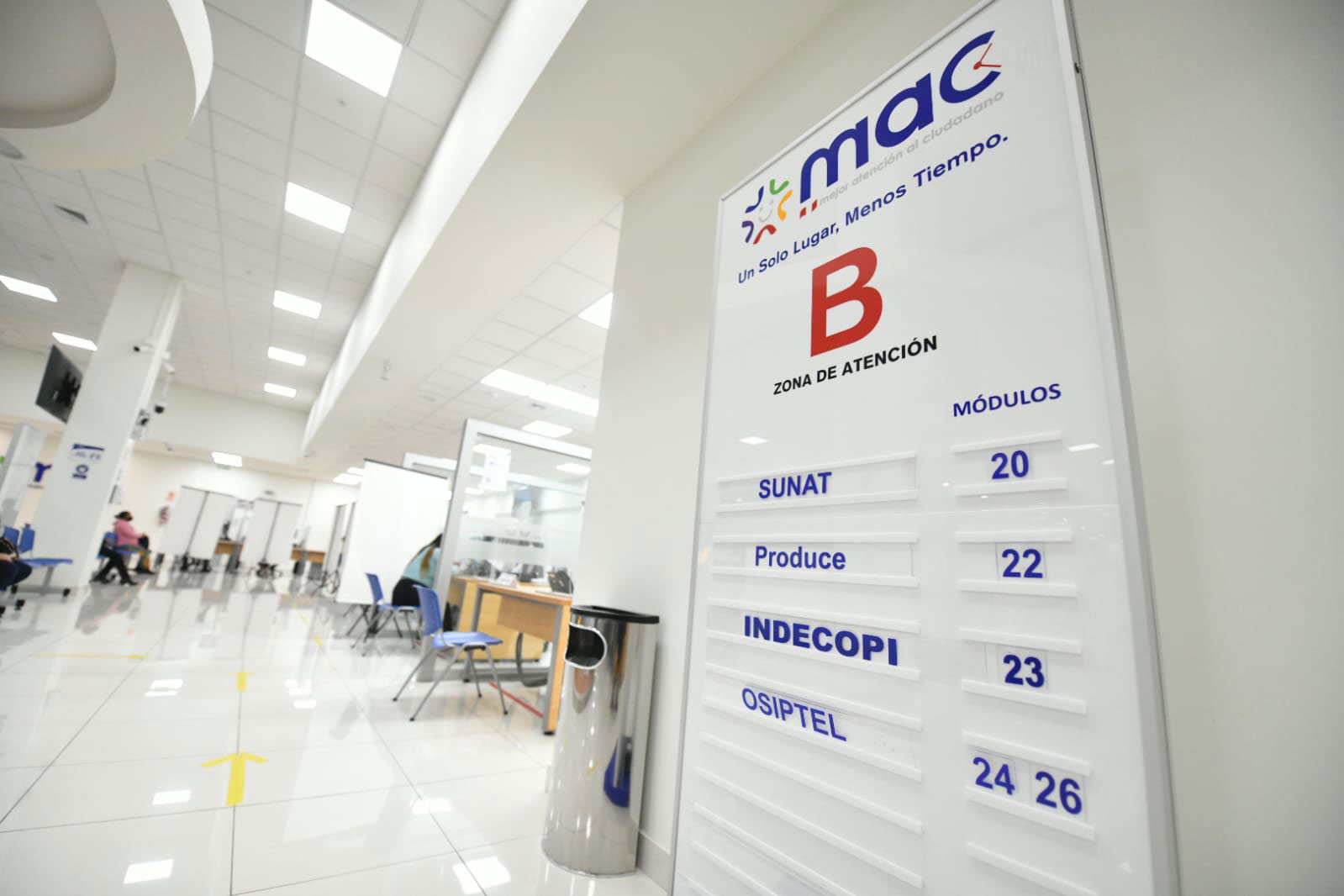 Estos centros de atención son promovidos por la Presidencia del Consejo de Ministros, y a partir del lunes 25 reanudará sus operaciones en el MAC de Lima Norte.