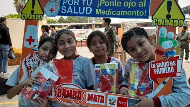 Digemid informó a escolares del Callao sobre cómo evitar el consumo de medicamentos ilegales