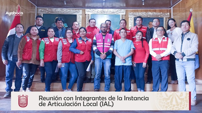 Reunión con Integrantes de la Instancia de Articulación Local 