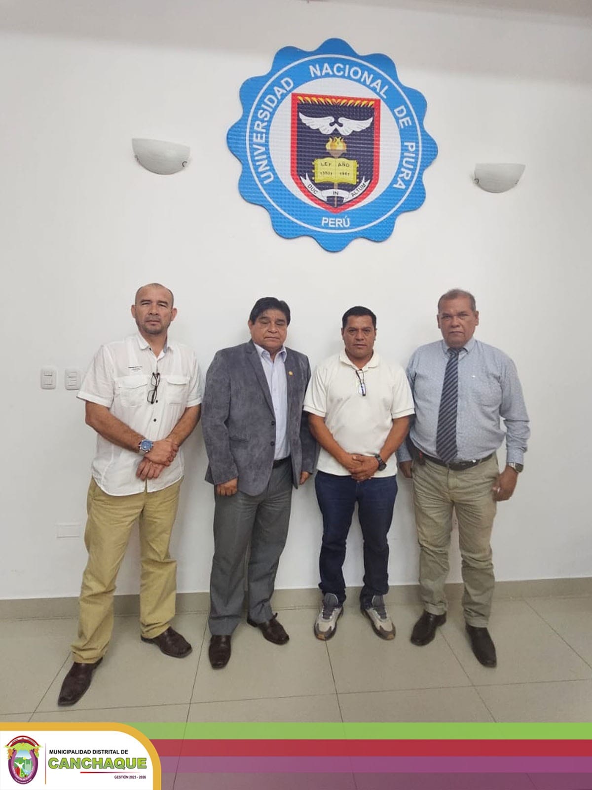 🟥🟩🟦 || Universidad Nacional de Piura brindará apoyo para la creación de filial del IDEPUNP en nuestro Distrito 