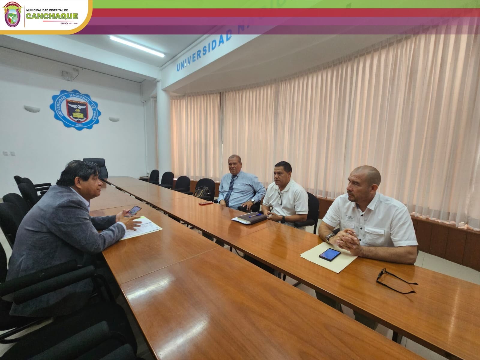 🟥🟩🟦 || Universidad Nacional de Piura brindará apoyo para la creación de filial del IDEPUNP en nuestro Distrito