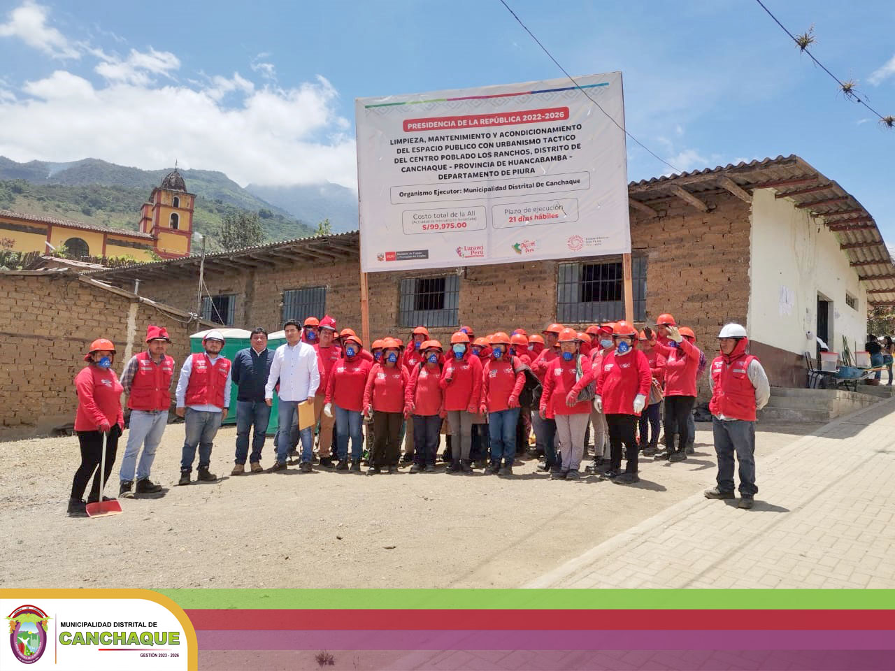 🟥🟩🟦 || Visita de seguimiento, control y monitoreo del programa de empleo temporal “LLAMKASUN PERU”, en los C.P.  Ranchos y San Francisco