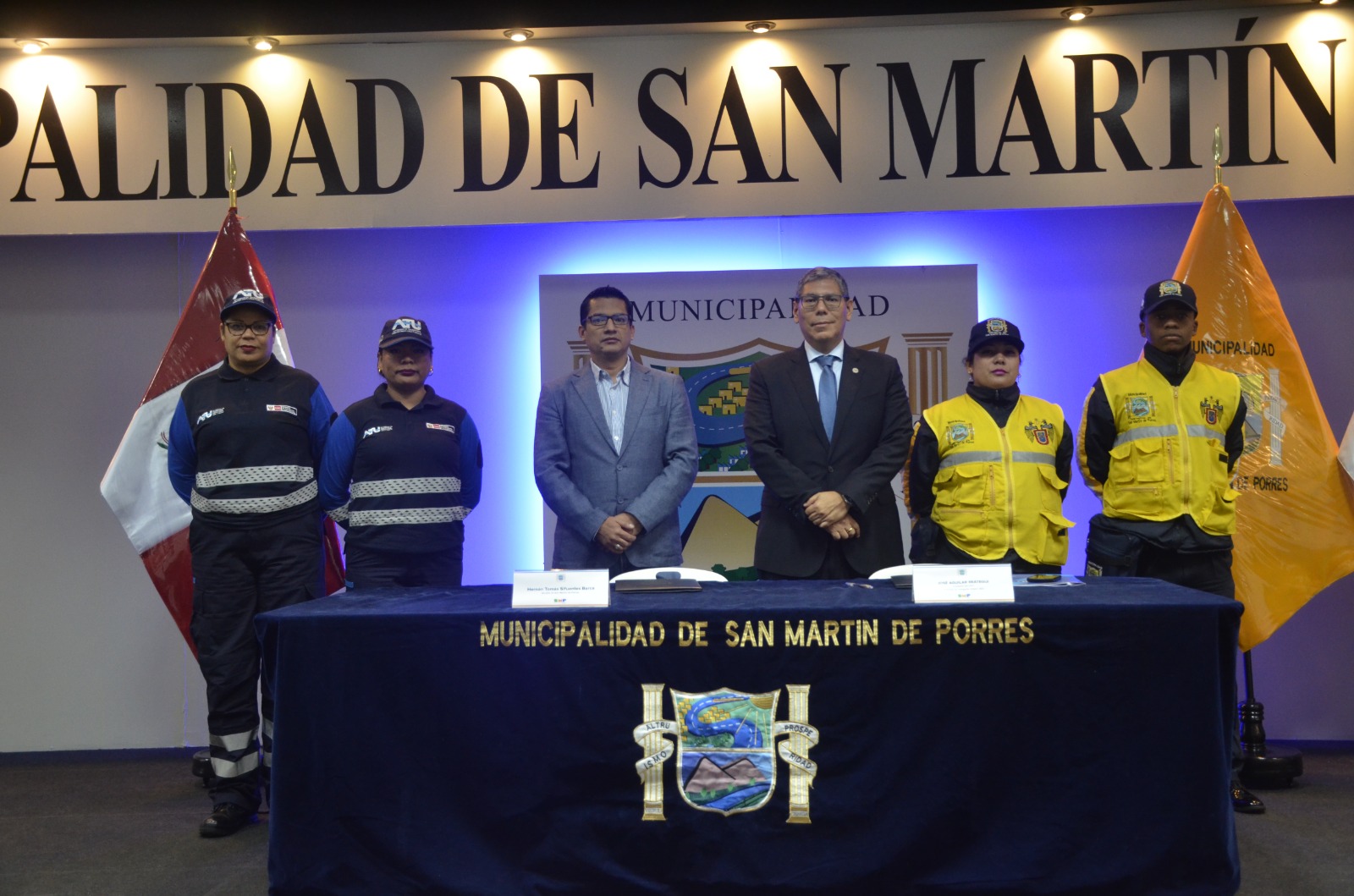 Firma de convenio entre Municipalidad de SMP y ATU eliminarán la informalidad en el transporte urbano