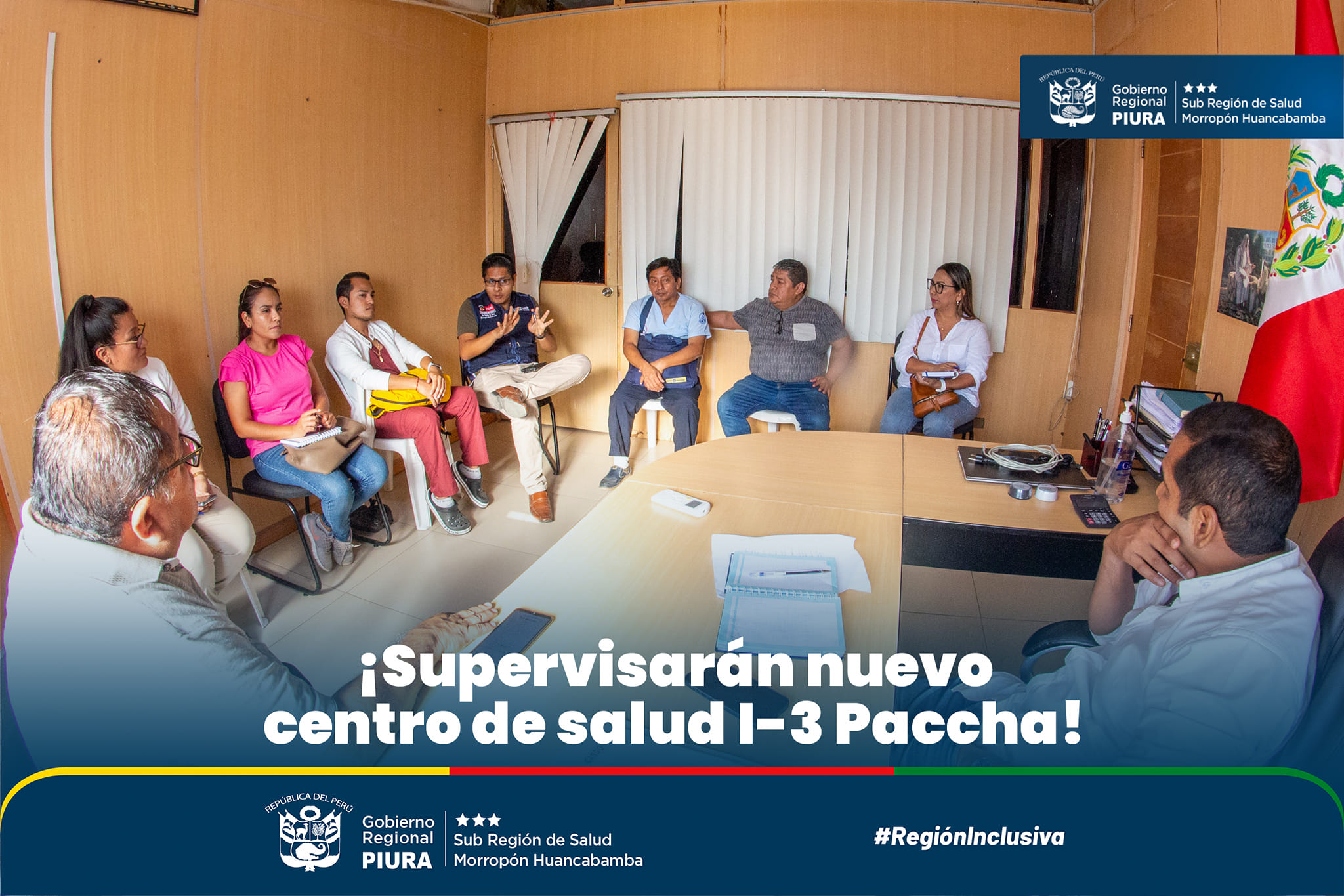 Supervisarán nuevo centro de Salud Paccha I-3