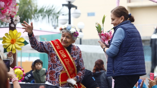 Graciela de 90 años es la 'Reina de la Primavera - Chorrillos 2023