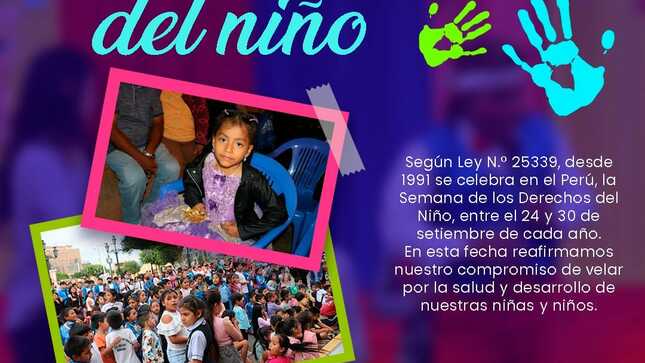 SEMANA NACIONAL POR LOS DERECHOS DEL NIÑO #Del24al30deSeptiembre.