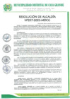 Vista preliminar de documento Resolución de Alcaldía 257-2023