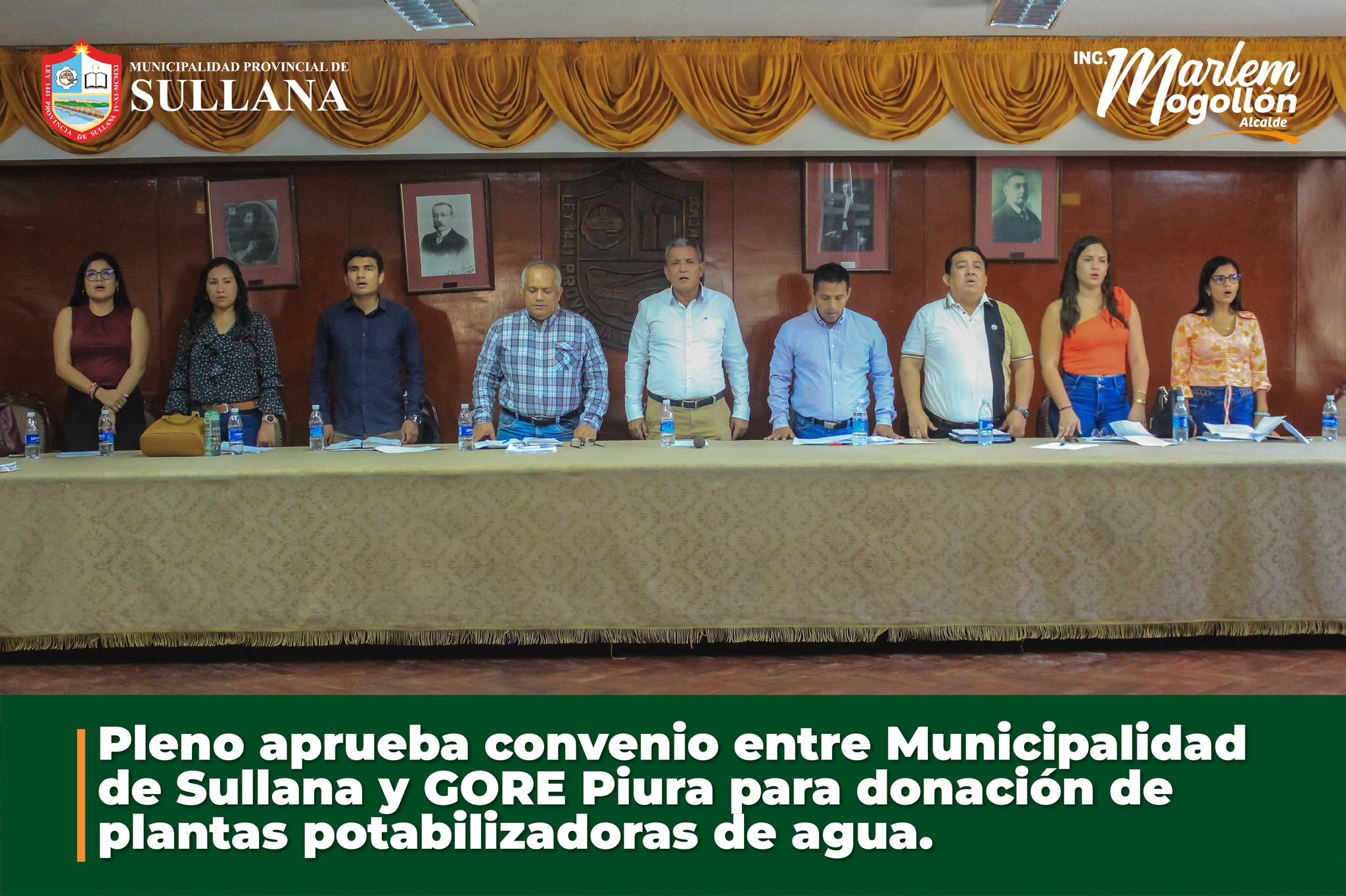 MUNICIPALIDAD DE SULLANA APRUEBA DONACIÓN DE CUATRO PLANTAS POTABILIZADORAS DE AGUA