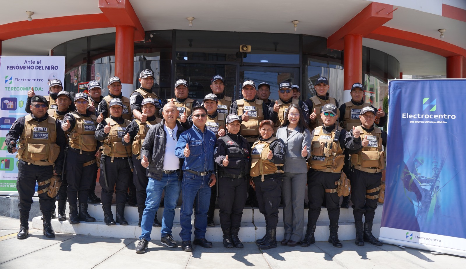 Electrocentro capacita en seguridad eléctrica a personal de serenazgo ante el Fenómeno de El Niño