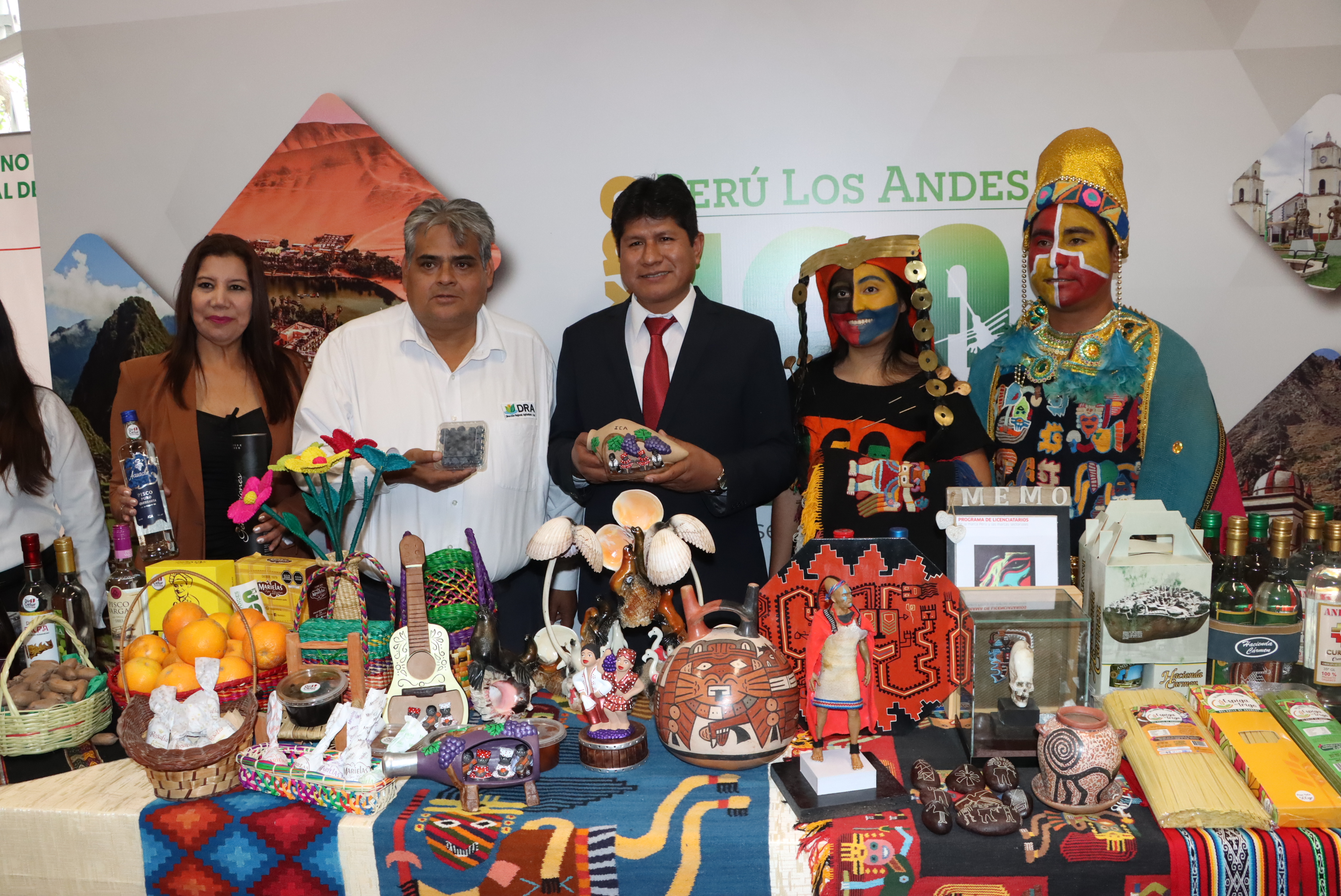 Gobernador regional y director de Agricultura participaron de lanzamiento nacional Expo Perú Los Andes Ica-2023