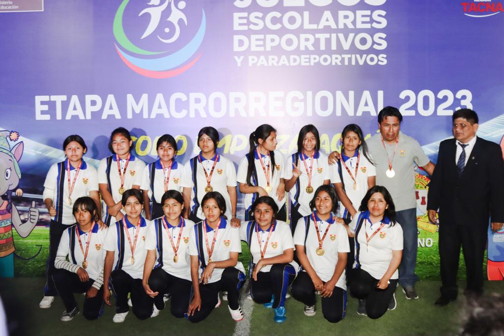 Clausuran Juegos Escolares Deportivos y Paradeportivos Etapa Macroregional 2023