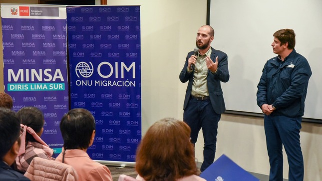 Diris Lima sur y la OIM se unen en contra del estigma y la discriminación a personas viviendo con VIH
