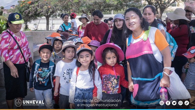 NIÑOS DISFRUTAN DE UNA EXPERIENCIA EDUCATIVA POR EL DÍA DE PRIMAVERA EN LA UNHEVAL