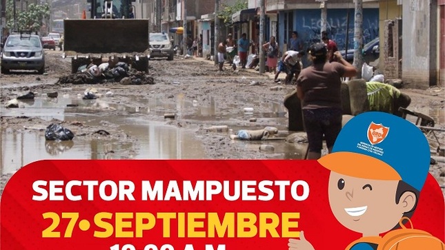 Un simulacro por el Fenómeno de El Niño realizará este miércoles 27 la Municipalidad Provincial de Trujillo para capacitar a la población ante la posibilidad que la quebrada San Idelfonso se active debido a fuertes lluvias.
