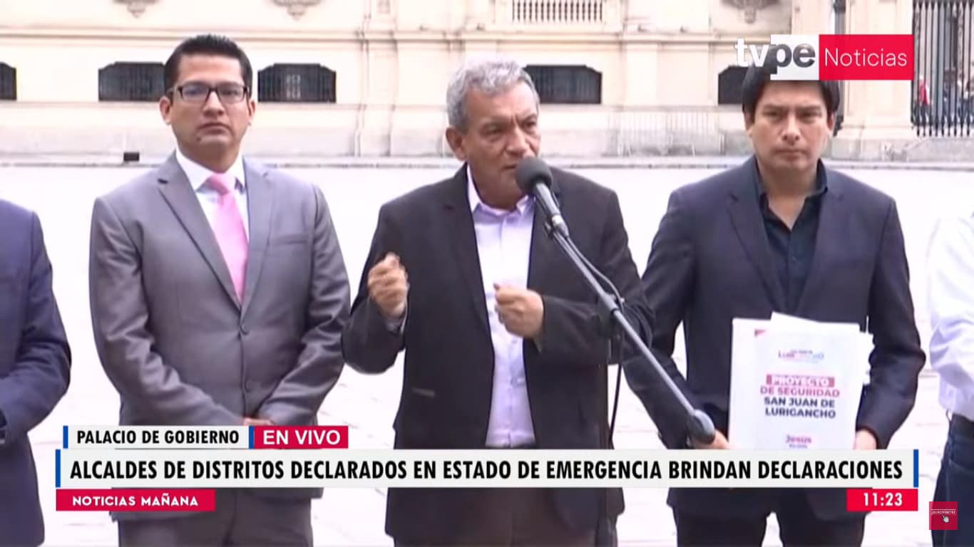 Nuestro alcalde Marlem Mogollón se encuentra en Lima en reuniones con la presidenta Dina Boluarte 