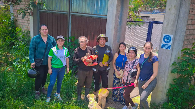 Regidora Milagros Benito y el gerente de recursos naturales realizaron una visita al refugio Animal Brothers