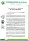 Vista preliminar de documento Resolución de Alcaldía 255-2023