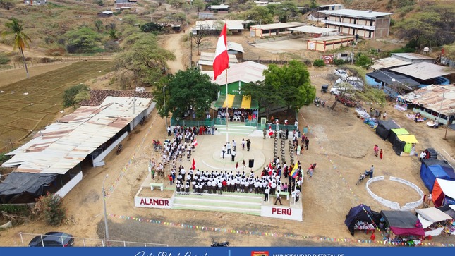 Alcalde De Lancones, Participó De Festividades Del Centro Poblado De El Alamor