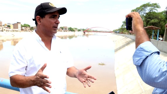Gobernador Luis Neyra: “Queremos que de una vez la ANA descolmate el río Piura”