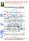 Vista preliminar de documento ORDENANZA MUNICIPAL Nº015-2013-A/MDNC