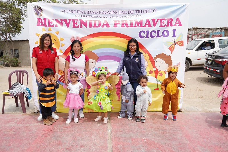 En total participaron 60 menores que estudian el Ciclo I en el distrito El Porvenir.