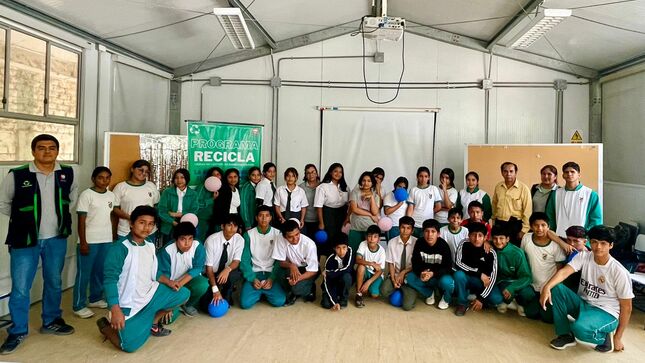 MPP capacita a 40 estudiantes de la I.E. San Pedro