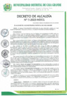 Vista preliminar de documento Decreto de Alcaldía 011-2023