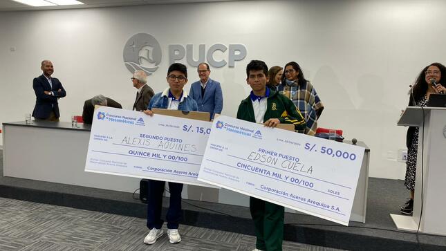 Estudiantes de Ugel Uno gana Concurso Nacional de Matemáticas de Aceros Arequipa y Concytec 