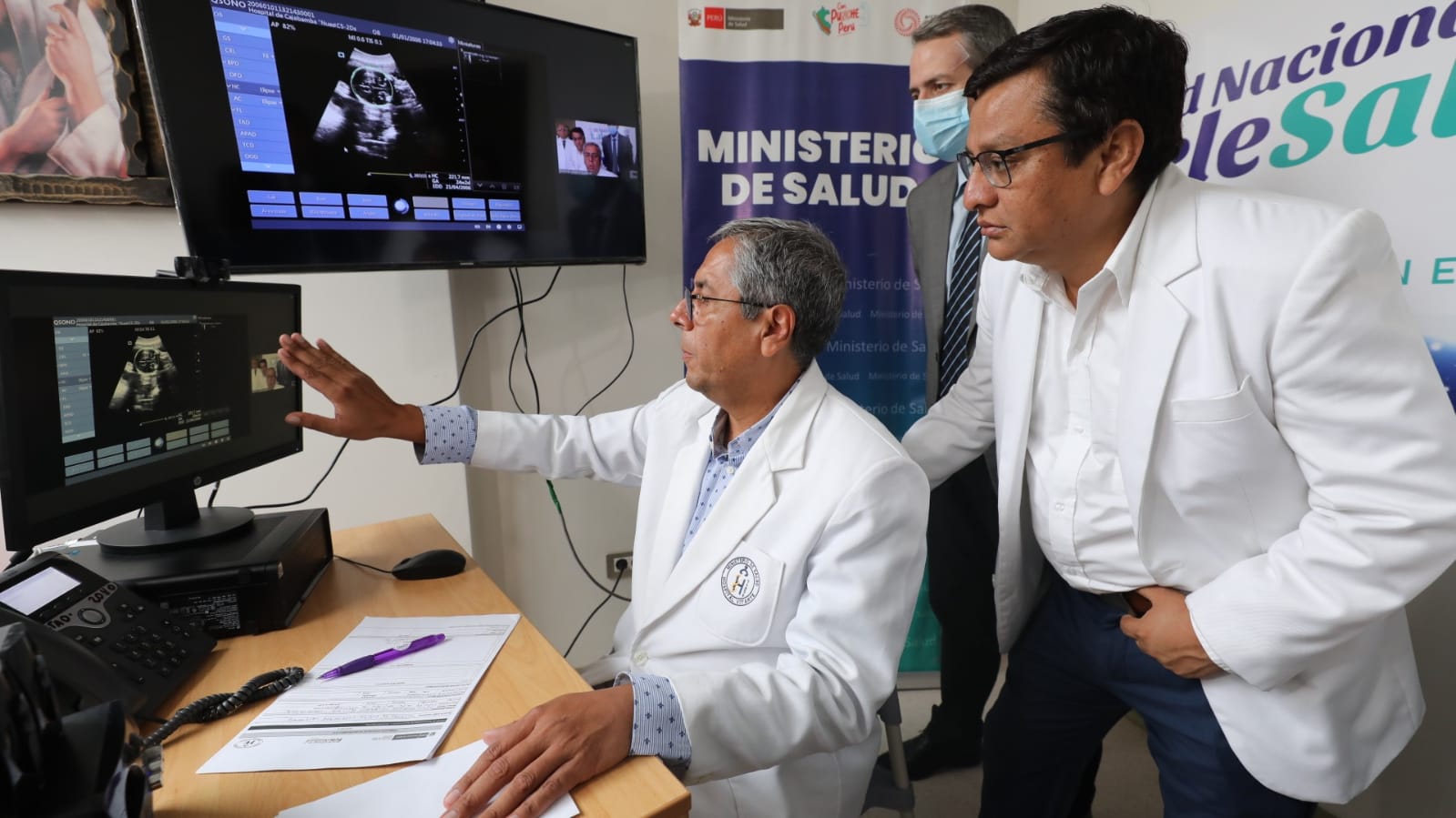 Ministro César Vásquez inauguró el Servicio de Telesalud en el Hospital Lima Este-Vitarte