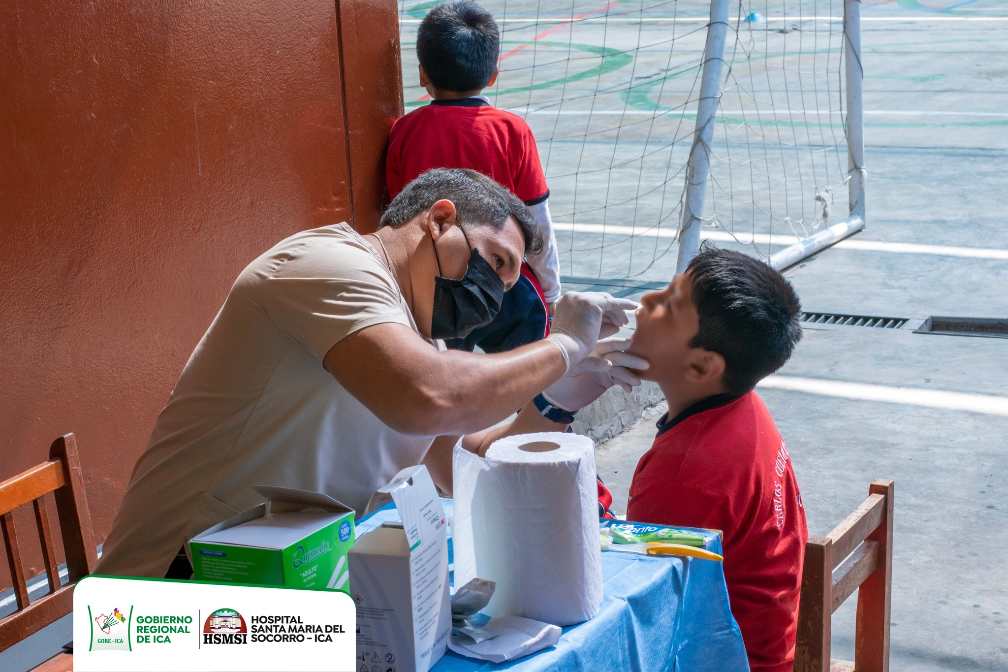 Estrategia Sanitaria de Salud Bucal realizo una intervención a los alumnos y alumnas del 2.º grado de primaria del Colegio Carlos Cueto Fernandini.
