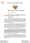 Vista preliminar de documento Resolución Jefatural N° 0171-2023-INIA