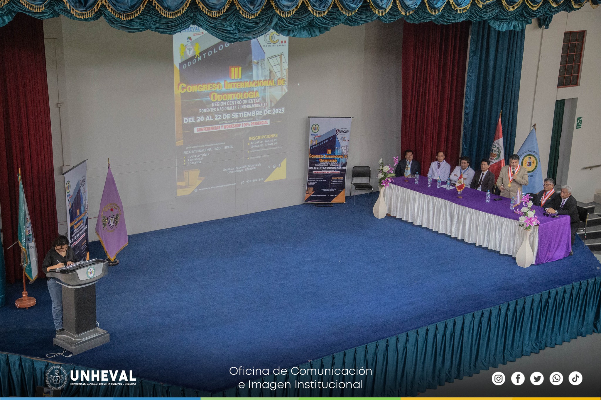 Inauguración de CONGRESO DE ODONTOLOGÍA con grandes expertos
