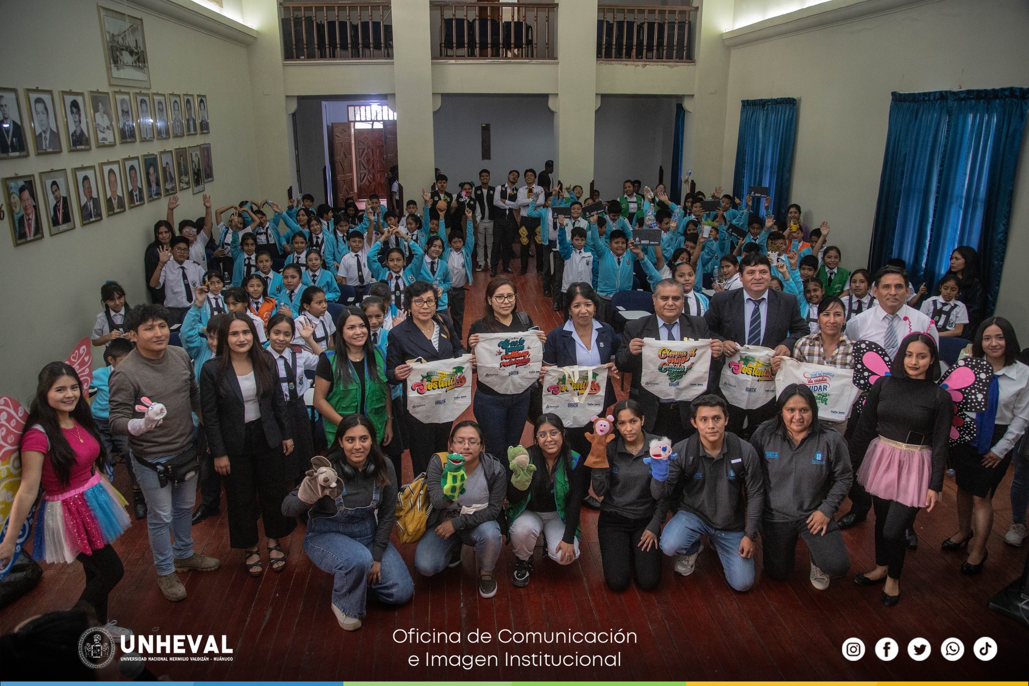UNHEVAL promueve la conciencia ambiental e identidad cultural en estudiantes del nivel primario
