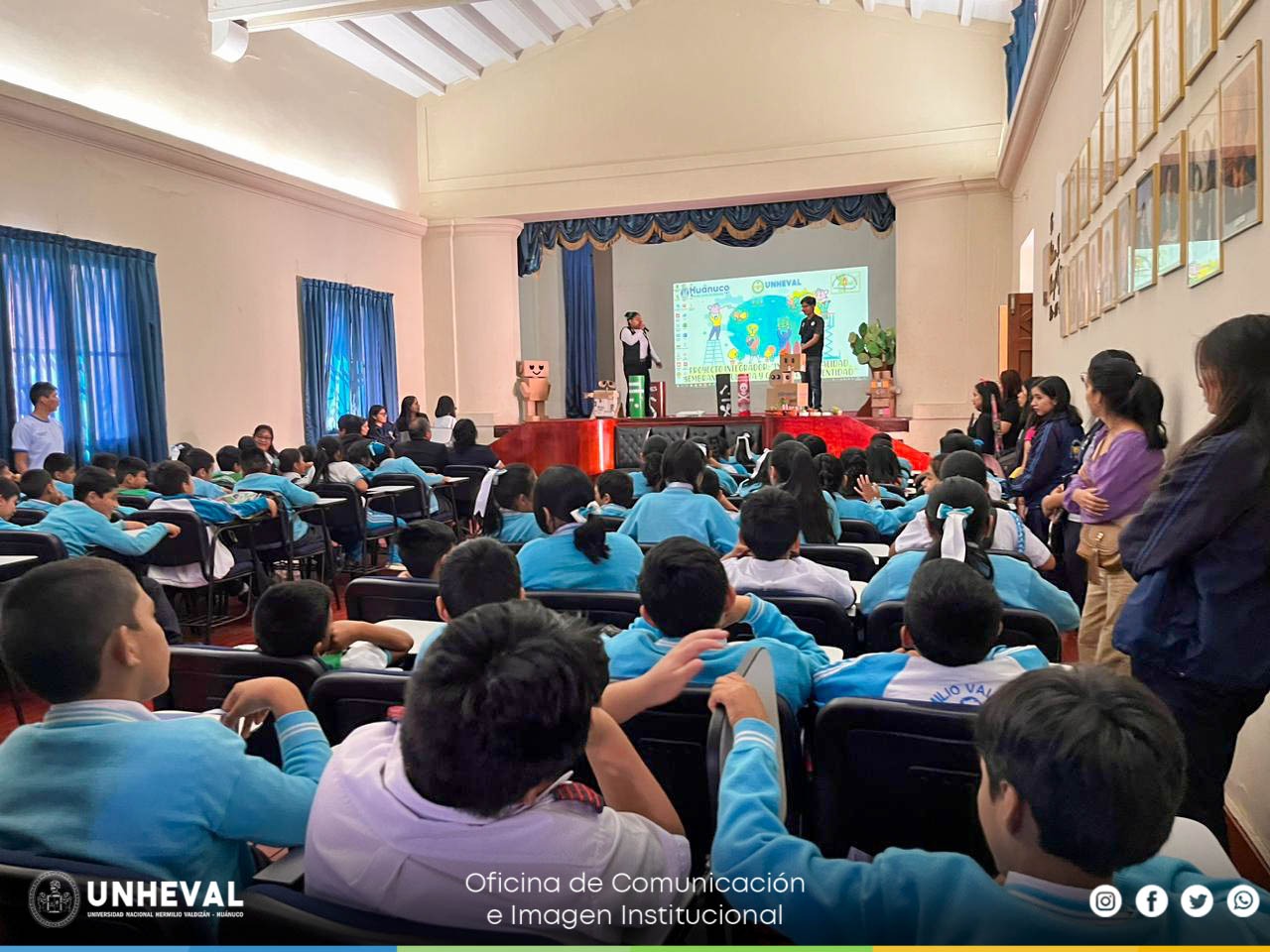 UNHEVAL promueve la conciencia ambiental e identidad cultural en estudiantes del nivel primario