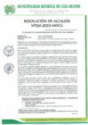 Vista preliminar de documento Resolución de Alcaldía 261-2023