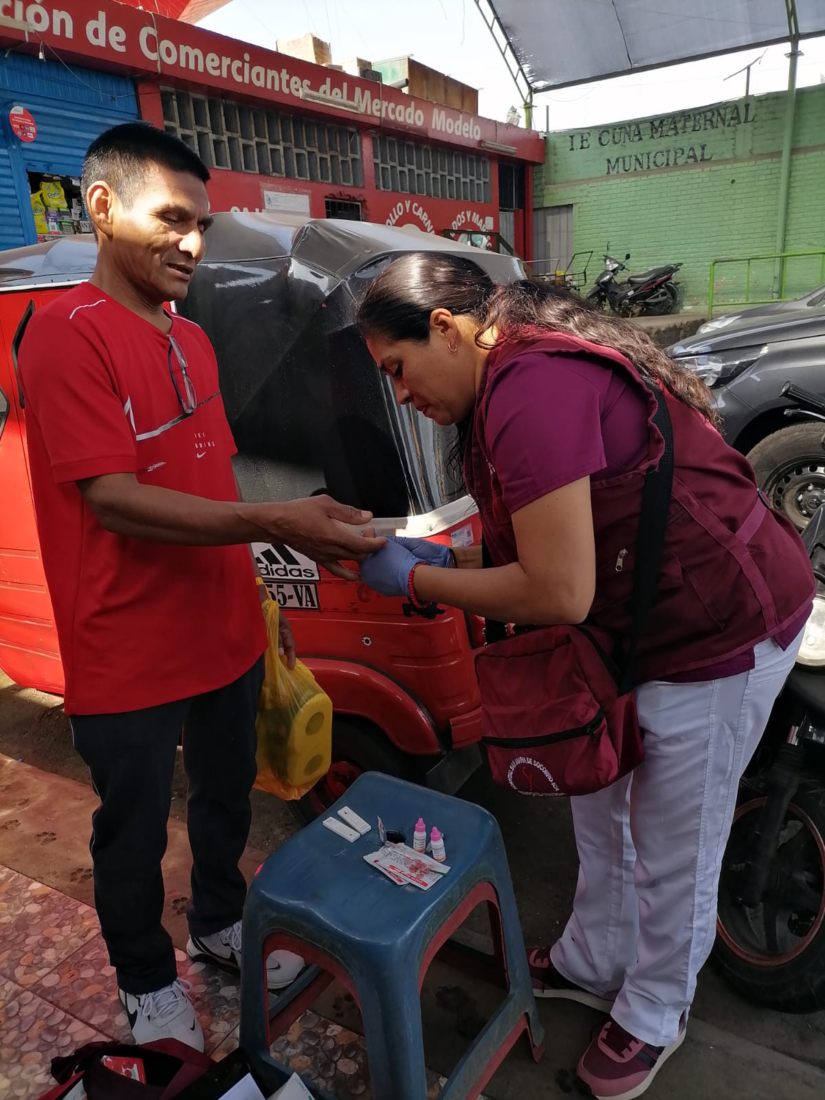 La estrategia sanitaria en el Mercado Modelo