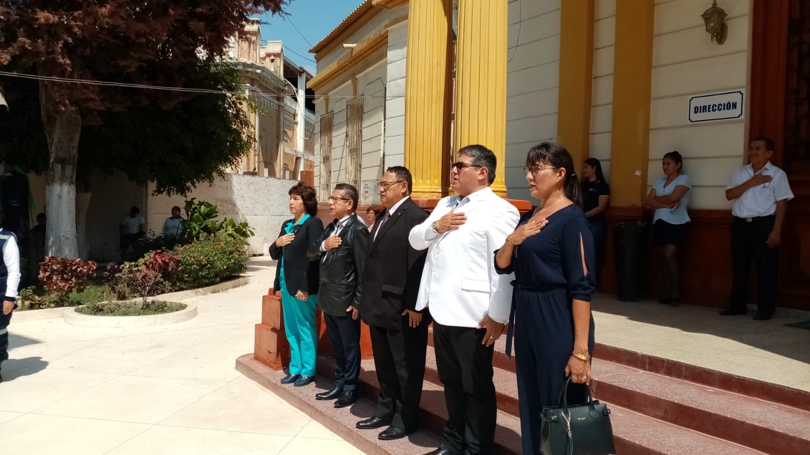 Regidores participan de ceremonia del 172 Aniversario del Hospital Docente las Mercedes