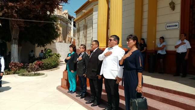Regidores participan de ceremonia del 172 Aniversario del Hospital Docente las Mercedes