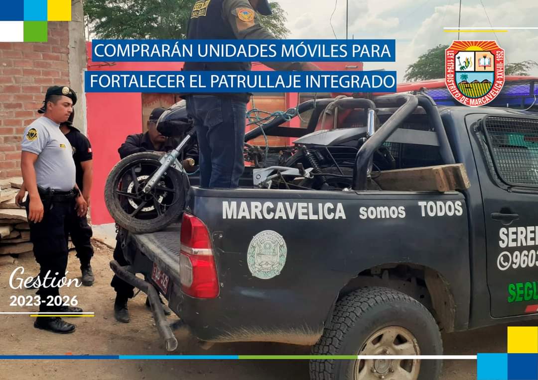 Unidades Móviles para Patrullaje