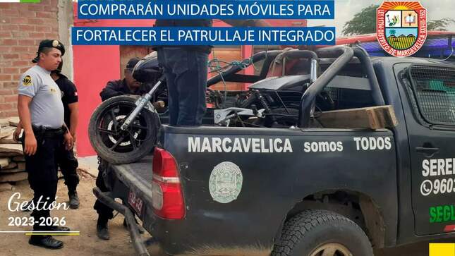 Unidades Móviles para Patrullaje