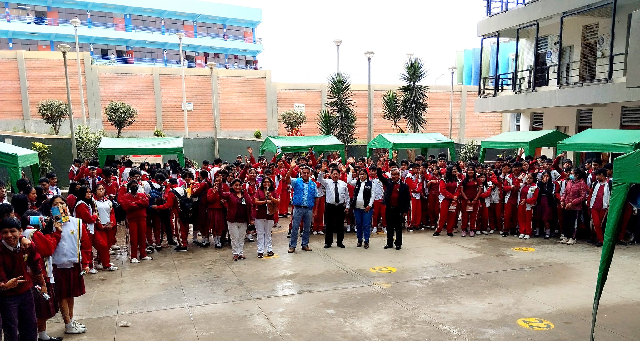 Cientos de estudiantes participaron de la campaña de prevención de embarazo adolescente en Huaral