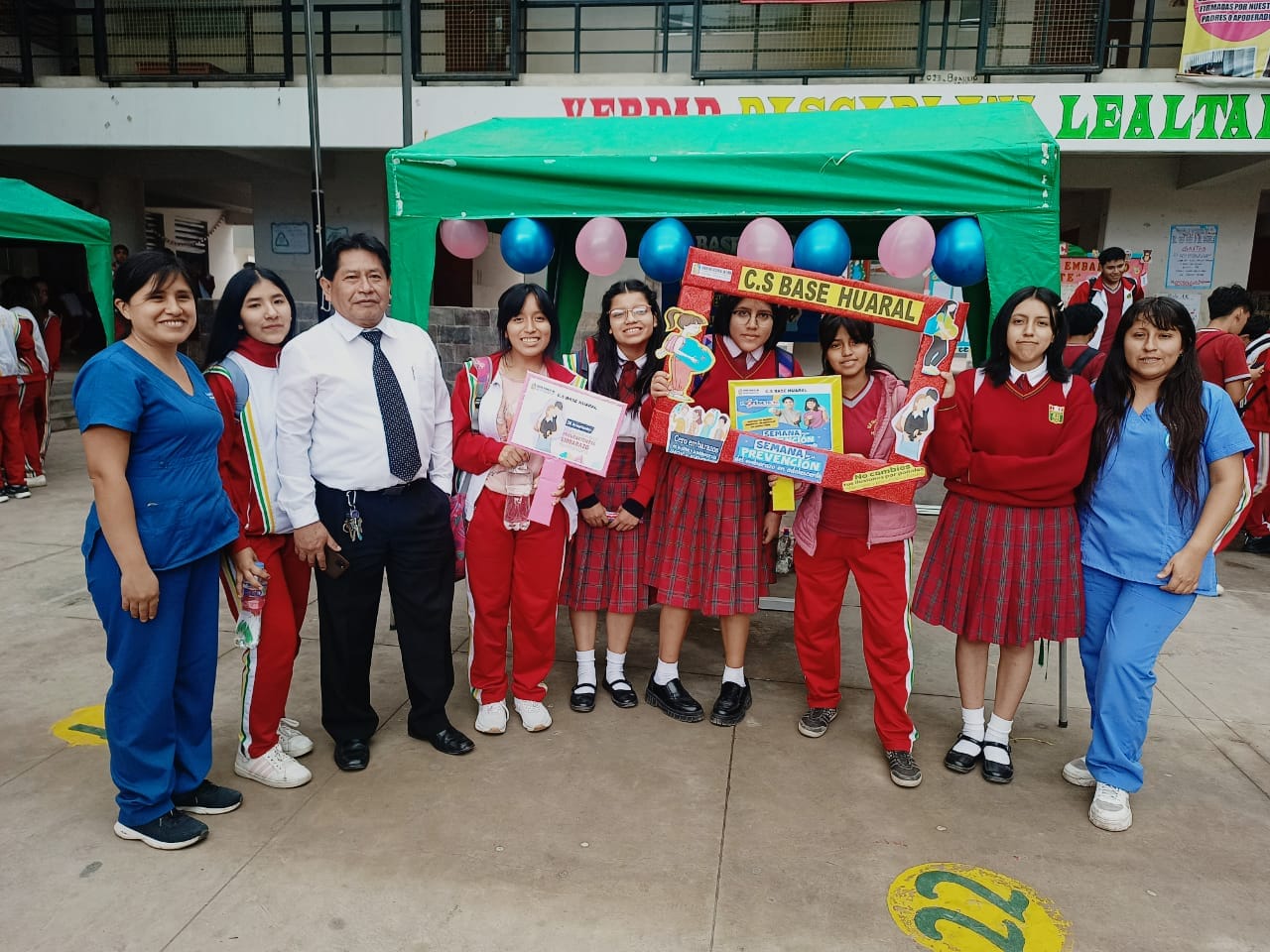 Cientos de estudiantes participaron de la campaña de prevención de embarazo adolescente en Huaral