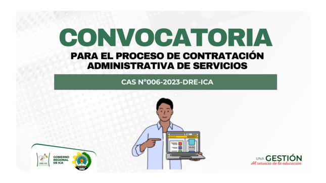 CAS N. ° 006-2023-DRE-ICA