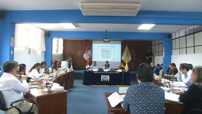 Imágenes de la sesión del Concejo Municipal