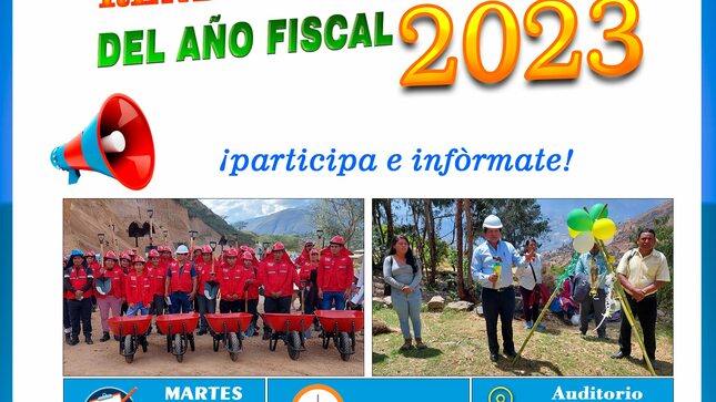 La Municipalidad Distrital de Matacoto, con el objetivo de fortalecer la relación entre el gobierno local y la población Matacotina, invita a participar a todas las organizaciones y población en general, a la II Audiencia Pública de Rendición de cuentas