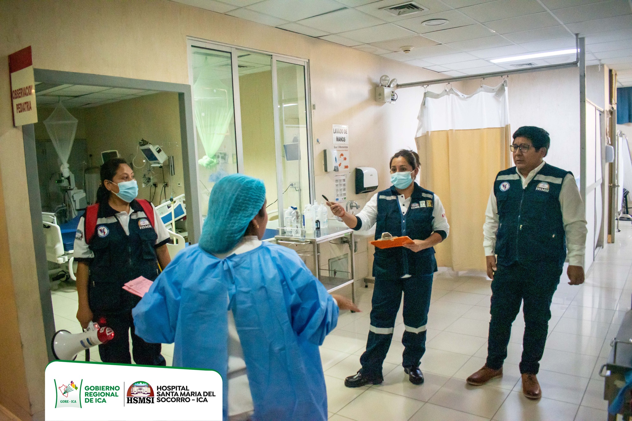 Simulacro nacional ante Lluvias Intensas e Inundaciones en el Hospital Socorro.